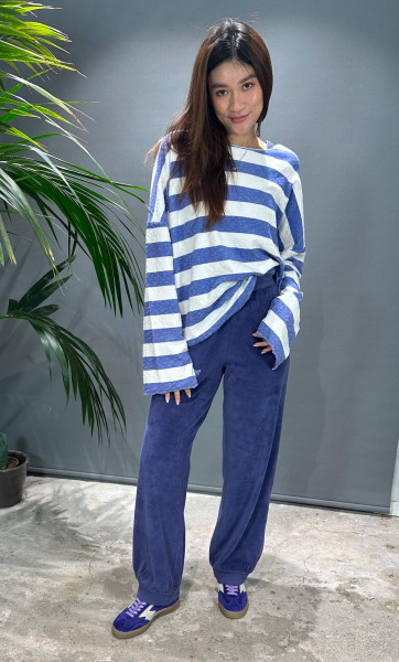 Galena Sweatshirt Striped Ocean