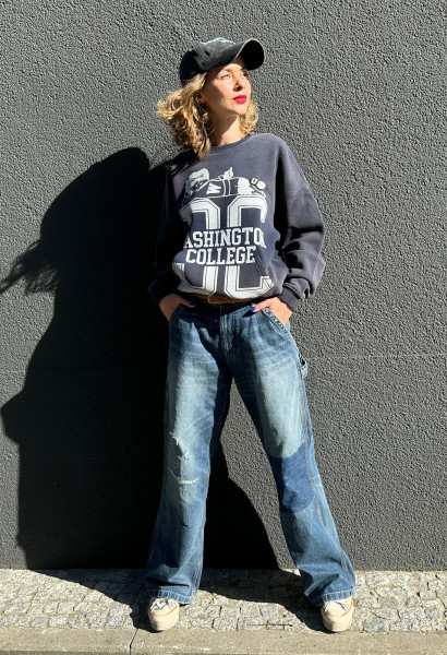 Sweatshirt Piper Washington Vintage Blue