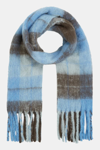 Scarf blue light blue