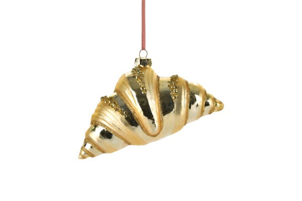 Baumschmuck Croissant Gold