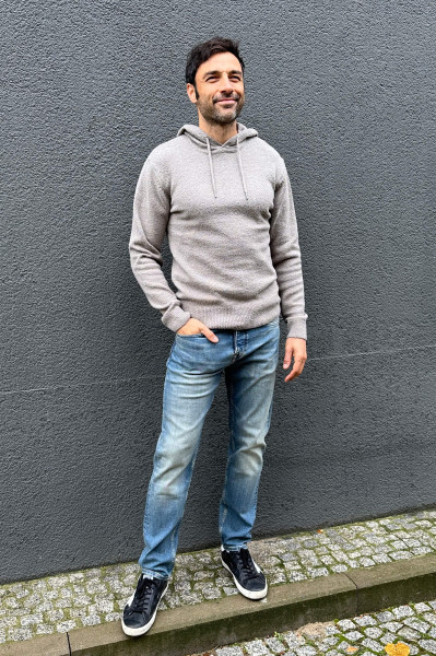 Parker Hoody Grey Melange