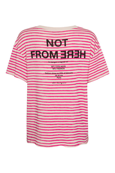 T-Shirt Anjala Stripe pink