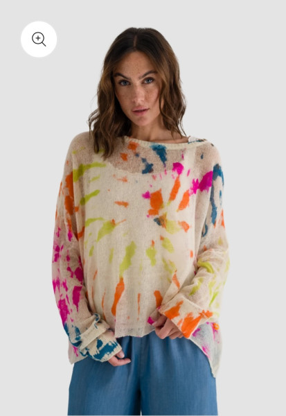 Batik Strickpullover Pearcy Multicolor