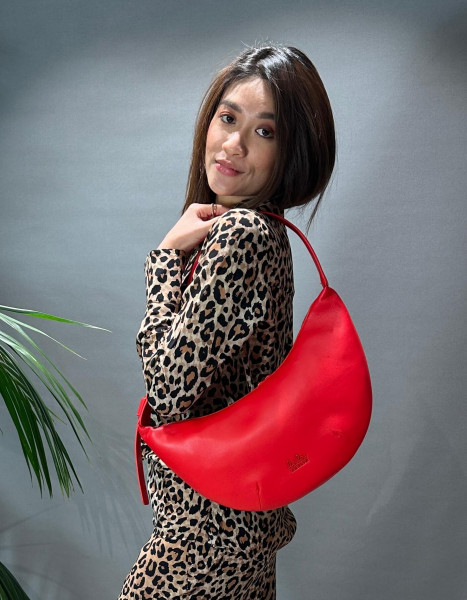 Small Shoulderbag Gili vegan leather red