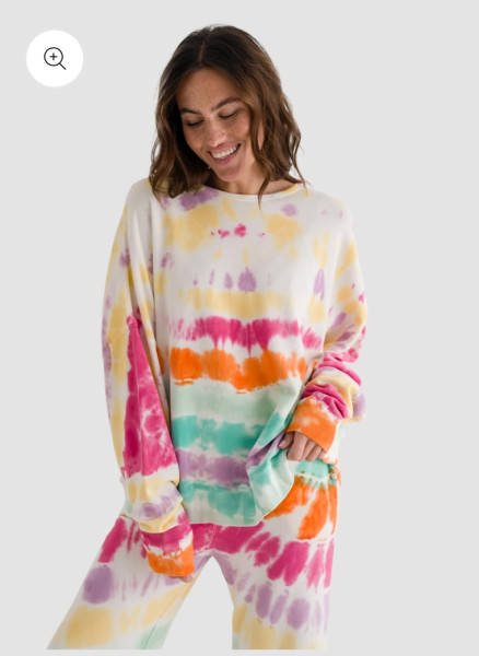 Sweatshirt Moa Tie Dye Multicolor