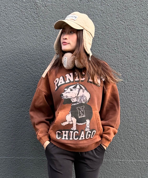 Hoodie Skyler Chicago Vintage Brown