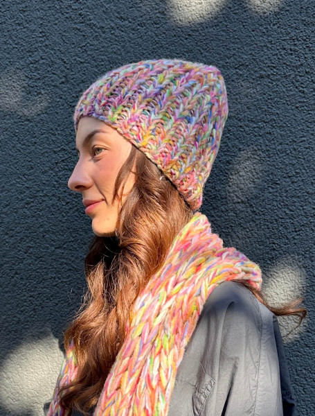 Handknited Hat Multi