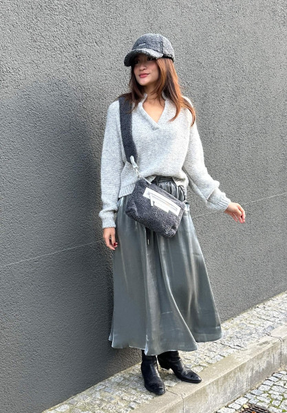 Shiny Skirt silver