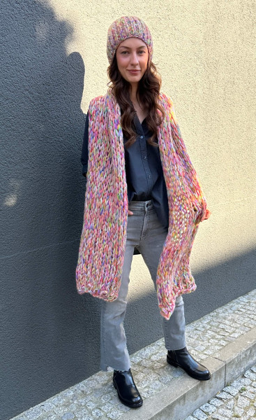 Handknited Scarf Multi