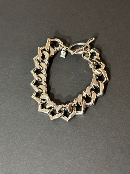 Heart Metal Bracelet Silber