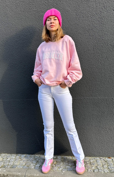 Sweater Print pink/ecru